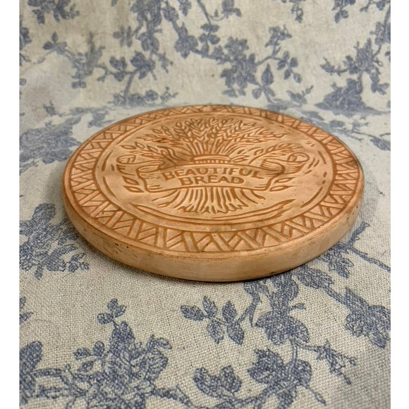 Terracotta Beautiful Bread Warmer Trivet 1998 - Picture 3 of 5